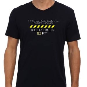 Social distancing graphic t-shirt
